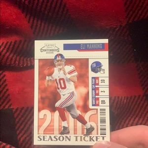 Eli Manning 2016 Season Ticket